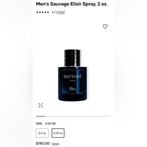 Dior Sauvage Elixir